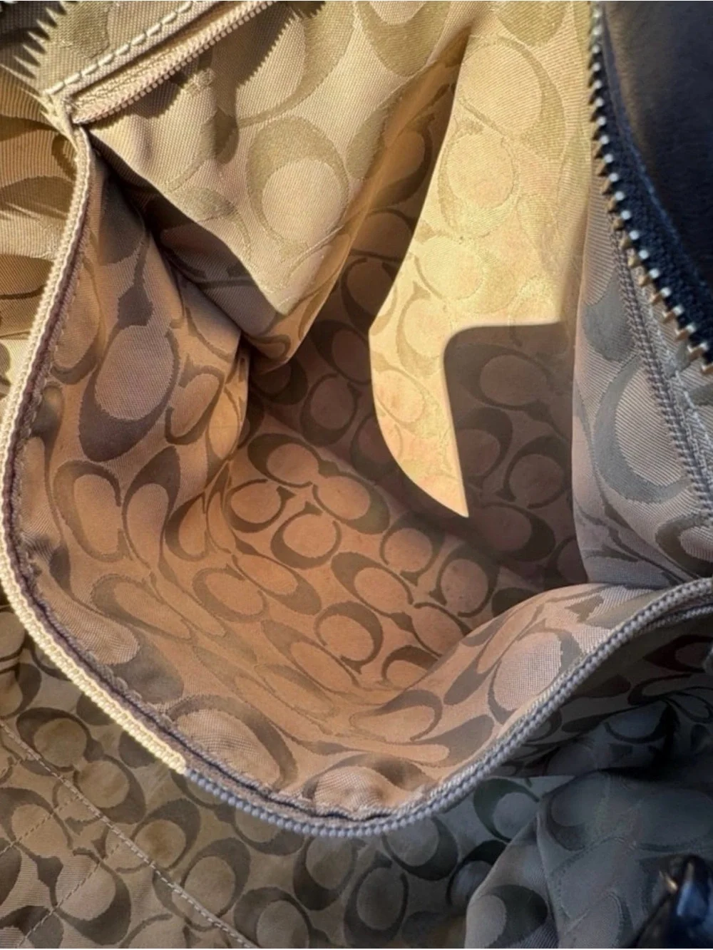 Coach Vintage Y2K Hamptons Carryall Tote Shoulder Bag #6491